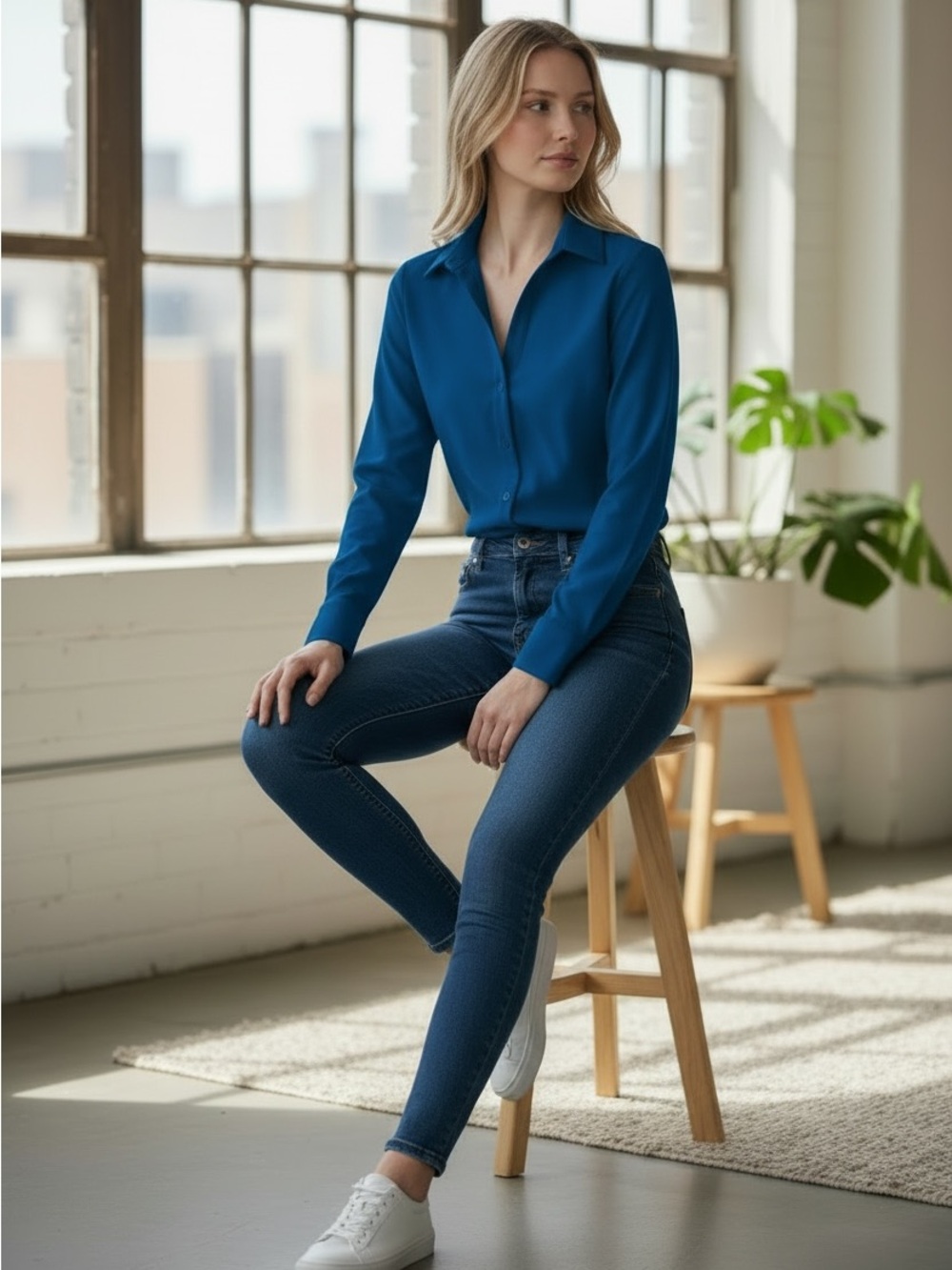 Express Women’s Button-Up Shirt